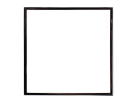 DANTE Zewnętrzna ramka dekoracyjna pojedyncza chrom 4570200 KOS