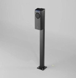 Słupek do pionowego montażu stacji ładowania Lumina i Lumina PREMIUM, wolnostojący wallbox 120cm