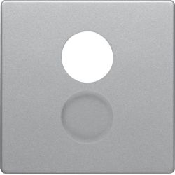 Płytka czołowa do gniazda gł. i przył. mini. alu aks, lak