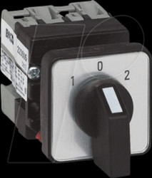 223506 Rotary selector switch - 2 poles on-off-on
