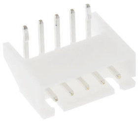 Wtyk PCB 5-pinowe raster: 2.5mm -rzędowe RS PRO Przewlekany Męski 3A 250V