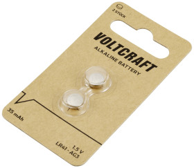 Ogniwo guzikowe LR 41 VOLTCRAFT AG3 1.5 V 2 szt. 35 mAh alkaliczno-manganowe