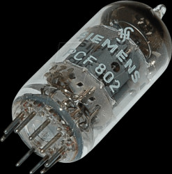 PCF802 Electron tube, multiple tube, Noval, 9-pin, 300 mA