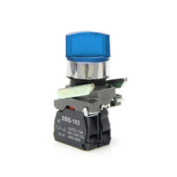 Przełącznik piórowy podświetlany XB4-BK126 (niebieski) 2-pozycyjny