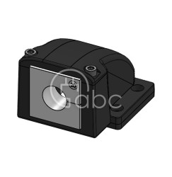 Rama kołnierzowa KEL-FG-B, na 1 moduł KT duży, czarna, 42332.200