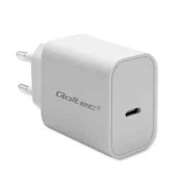 Qoltec Ładowarka Super Quick PD USB-C 20W 5-12V 1.67-3A Biała