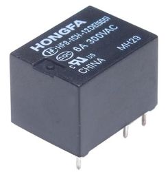 PRZEKAZNIK 12V 6A/300V (10A/125V) HF8-1AH-12DEA ZWIERNY (PRZEK12-06300-HF81AH)
