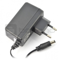 Zasilacz impulsowy 12V/1,4A - wtyk DC 5,5/2,5mm