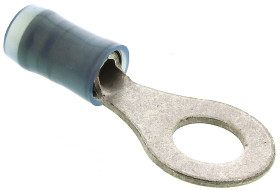 Zacisk oczkowy rozmiar przewodu 2.6mm² Ø , M6 izolowany średnica wew 6.35mm Niebieski TE Connectivity