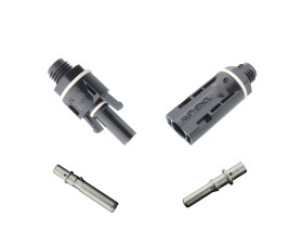 Złącze solarne Męski Wtyczka, Montaż na panelu, M12