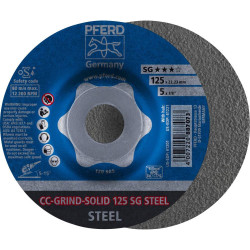 PFERD 64185125 CC-Grind-Solid Steel Grinding Disc 125mm 10pcs