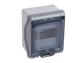 Rozdzielnica hermetyczna natynkowa 6 modułowa 1x6M drzwi transparentne bez listew IP65 RN65 601936 LEGRAND