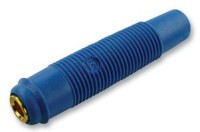 BAN-GK-16B Gniazdo bananowe, lutowane na kabel, niebieskie 16A [Hirschmann]