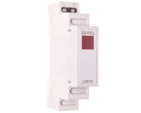 Lampka modułowa 1-fazowa czerwona LKM-03-10 230V LED EXT10000044