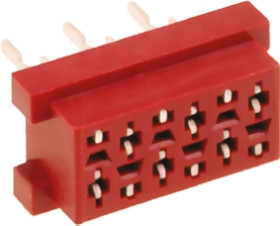 Gniazdo PCB 4 -pinowe 2 -rzędowe raster: 1.27mm typu płytka – płytka Proste Przewlekany