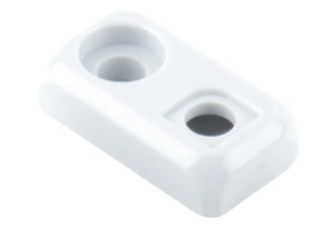Wall bracket, PC, (L x W x H) 18 x 33 x 8 mm, light gray, for B 230/B 2736, 96510605