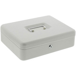 Burg W&#xE4;chter 10710 Cash Box 300x90x240mm Light Grey Secure Storage