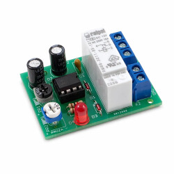 Programowalny przekaźnik czasowy 12V DC – cykliczny timer sterujący - zlutowany KIT AVT 1459