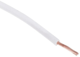Kabel trzynormowy, dł. 100m 0,75 mm², 14 A, 1 kV DC, 600 V AC, Maks. +105C Biały Zgodność z trzema normami, RS PRO
