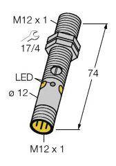 Czujnik dyfuzyjny Turck M12PFF25Q8 3077191 1 szt.