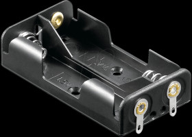 Battery holder, 2x Mignon "AA"