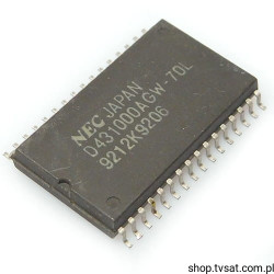 UPD431000AGW-70L SRAM IC SMD-SO32 NEC USED