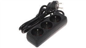 Listwa Zasilająca Pr-1.5M-3G/B (3 Gniazda) 1.3M