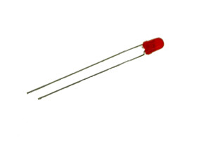 Dioda LED; L-934ID-12V; 3mm; czerwony; Światłość: 8÷20mcd; 40°; czerwona; dyfuzyjna; 12V; 11,5mA; 627nm; przewlekany (THT); King