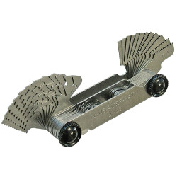 Faithfull FAIPITCHMA Screw Pitch Gauge 55 Metric Amer-nat