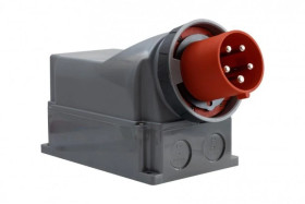 Wtyk siłowy stały odbiornikowy 125A 5p /FE/ IP67