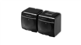 Gniazdo Hermetyczne Podwójne Z Uziemieniem Karlik Junior 12Ghe-2D (Klapka...