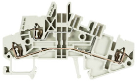 Terminal przyłączeniowy instalacyjny Wieland Electric 56.702.2053.0 śrubowe, terminal przepustowy 100 szt.