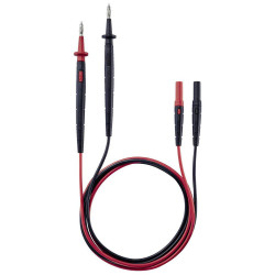 Testo 05900012 Safety test lead 4 mm plug 1.25m Black/Red