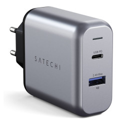 Satechi ST-MCCAM-EU Ładowarka USB 30 W 1x USB-A, 1x USB-C® Power Delivery antracytowy