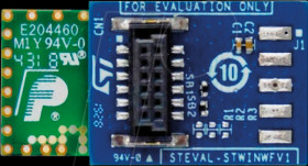 STEVAL-STWINWFV1 ISM43362-M3G-L44-E 802.11 Wireless LAN Expansion Board