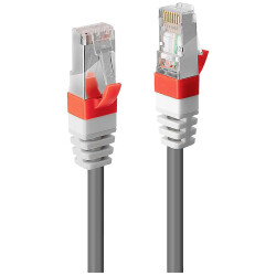 LINDY 45355 RJ45 Network cable, patch cable CAT 6A S/STP 5.00 m Grey 1 pc(s)