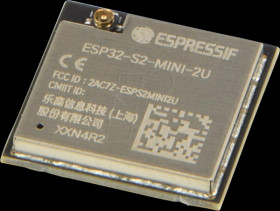 ESP32-S2-MINI-2U-N4R2 WiFi-Modul 802.11 2,4-2,5GHz, 150Mb/s