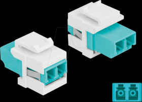 86817 Keystone module LC duplex socket > socket
