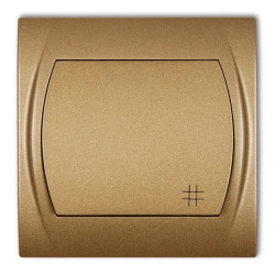 LOGO Łącznik krzyżowy złoty metalik 8LWP-6