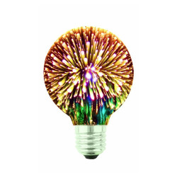 Żarówka LED E27 4W dekoracyjna złota G80