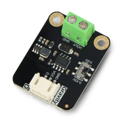 Gravity - 1-kanałowy przetwornik cyfrowo-analogowy GP8101S 0-5/10 V - PWM DAC - DFR1036