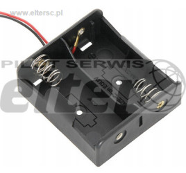 Pojemnik na baterie R14 2szt z kablami