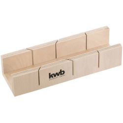 kwb 311026 Clamping mitre box precise 90&#xB0;/45&#xB0; cuts in layered Wood
