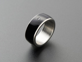 Adafruit RFID / NFC Smart Ring - Size 8 - NTAG213