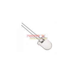 Dioda LED 10mm czerw.clear mig.