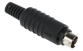 Wtyk Din 8 -pinowe Męski Montaż na kablu Miniaturowe 100 V AC