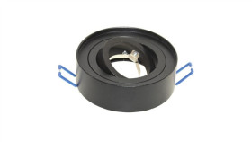 Oprawa Sufitowa Simps Black Okrągła 94*H45 Ruchoma