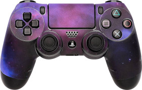 Software Pyramide Controller Skin Galaxy Violet Pokrowiec PS4