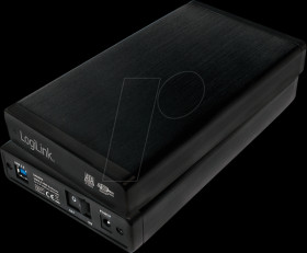 UA0284 Ext. USB 3.0 HDD CASE SATA 3.5er ALU, black