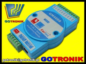GM4008 moduł pomiarowy prądu 0-24mA Ethernet z izolacją